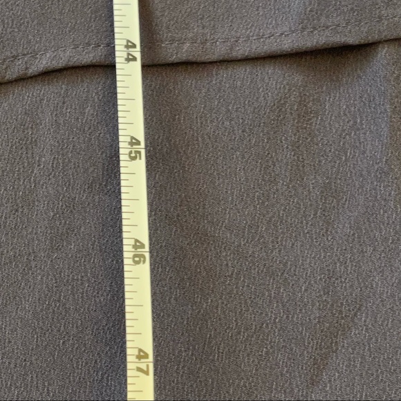 LOGO by Lori Goldstein Gray and Navy High Low Dress - Picture 2 of 10